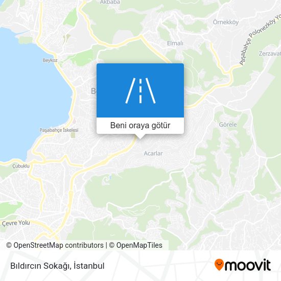 Bıldırcın Sokağı harita