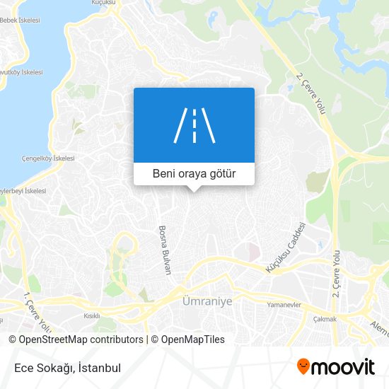 Ece Sokağı harita