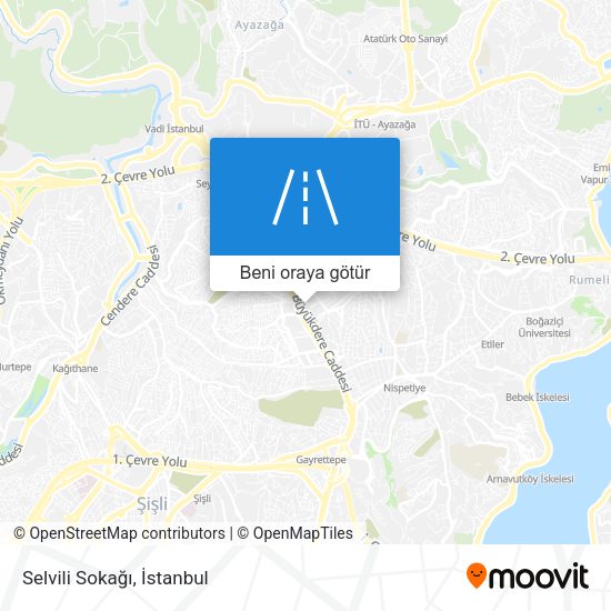 Selvili Sokağı harita