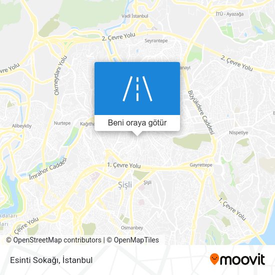 Esinti Sokağı harita