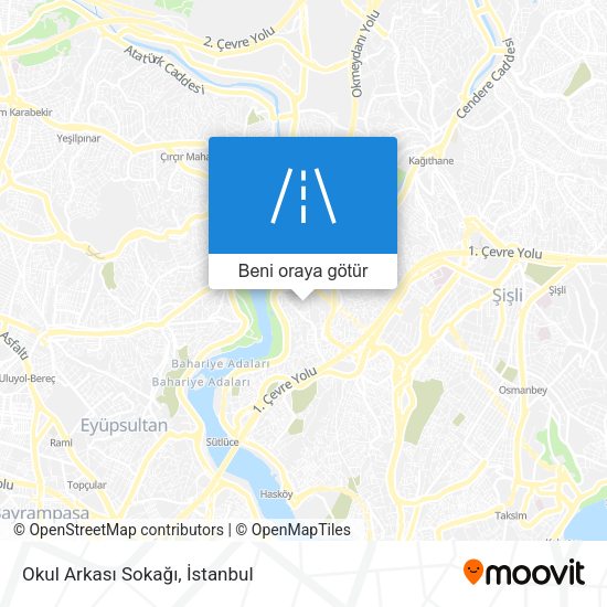 Okul Arkası Sokağı harita