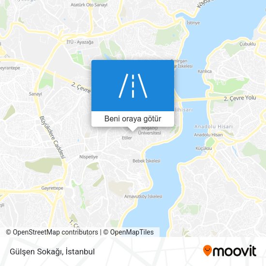 Gülşen Sokağı harita