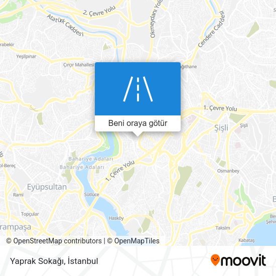 Yaprak Sokağı harita
