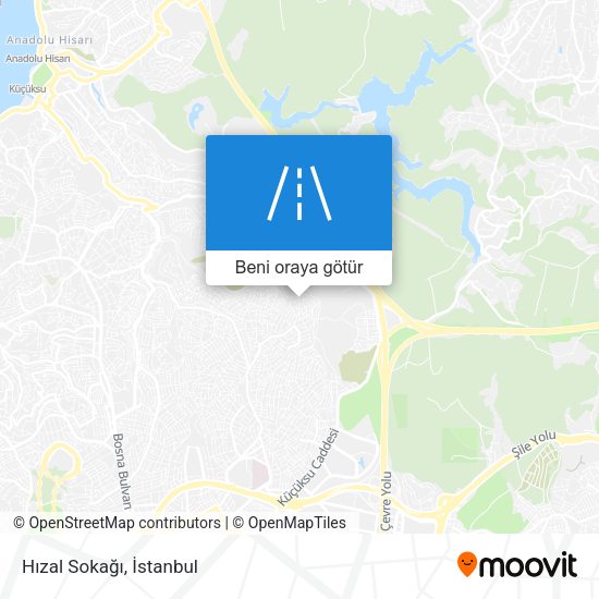 Hızal Sokağı harita