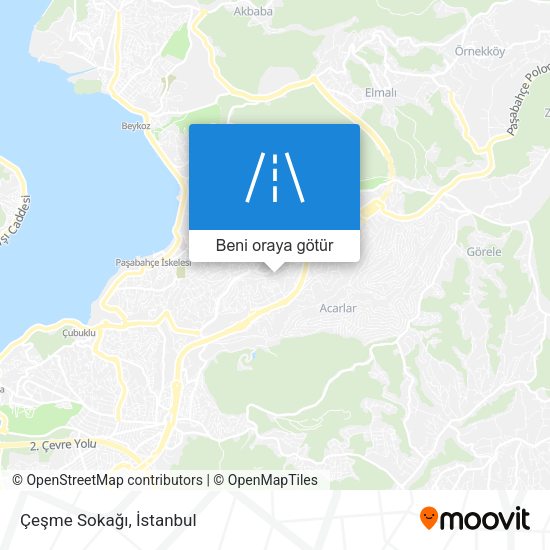 Çeşme Sokağı harita