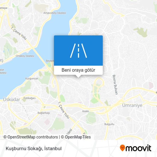 Kuşburnu Sokağı harita