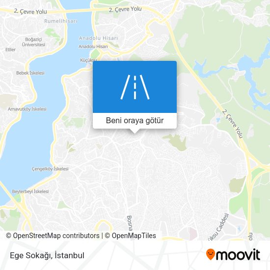 Ege Sokağı harita