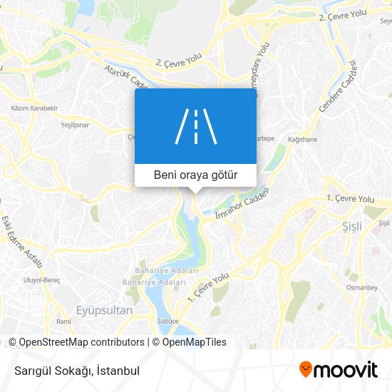 Sarıgül Sokağı harita