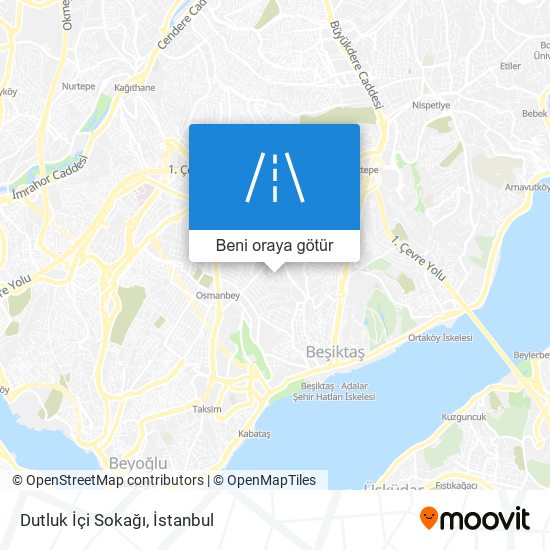 Dutluk İçi Sokağı harita