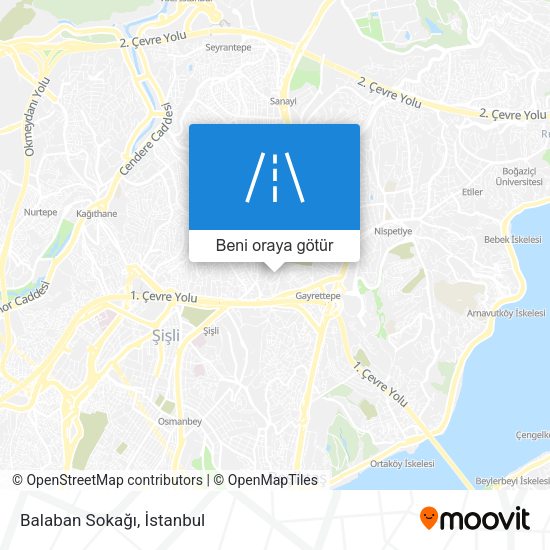 Balaban Sokağı harita