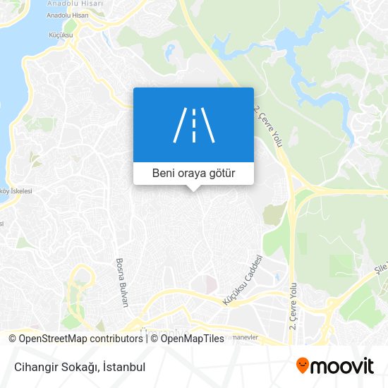 Cihangir Sokağı harita