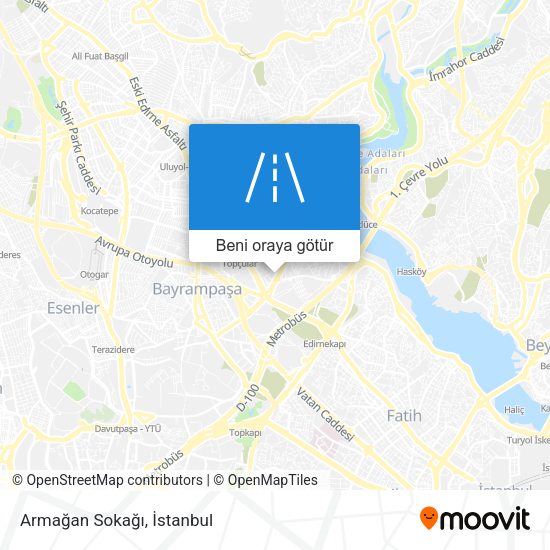 Armağan Sokağı harita