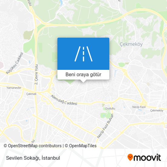 Sevilen Sokağı harita