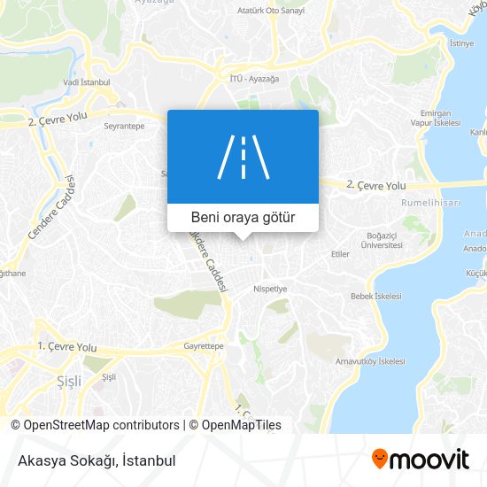 Akasya Sokağı harita