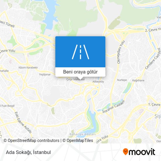 Ada Sokağı harita