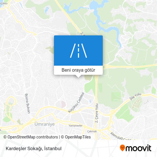 Kardeşler Sokağı harita