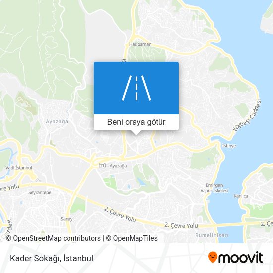 Kader Sokağı harita