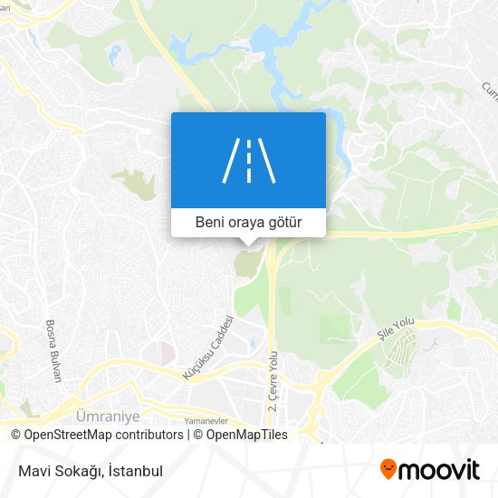 Mavi Sokağı harita