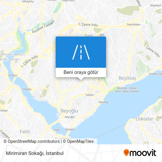 Mirimiran Sokağı harita