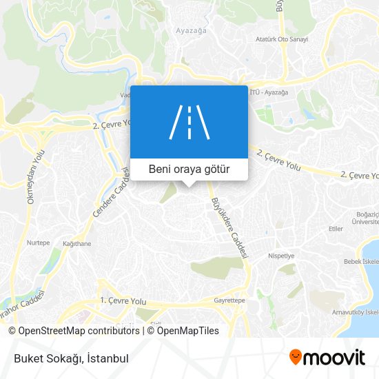 Buket Sokağı harita