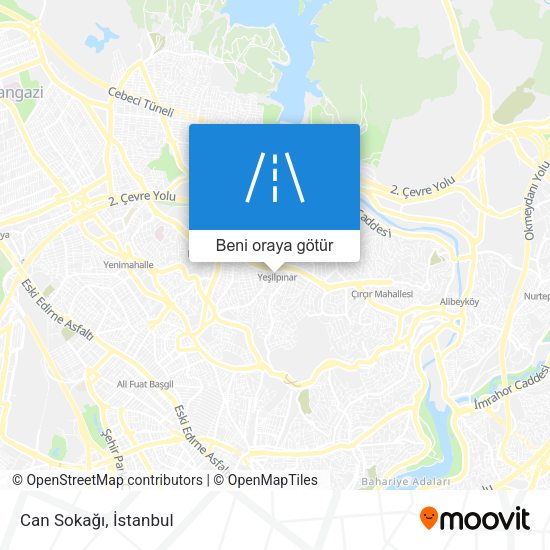 Can Sokağı harita