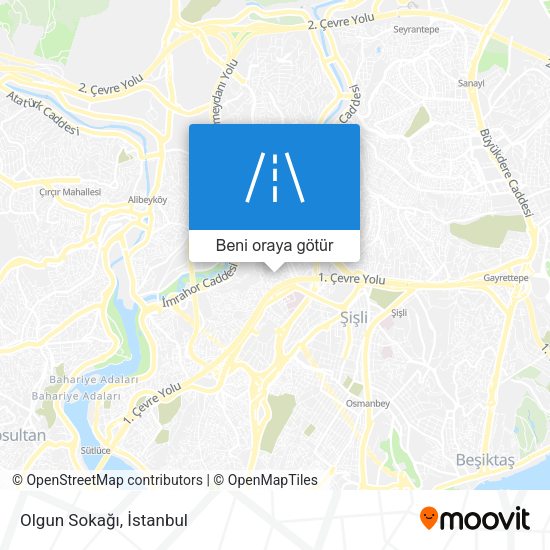 Olgun Sokağı harita