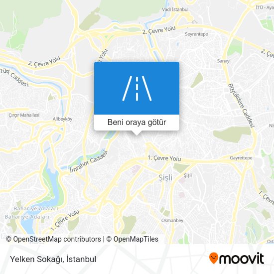 Yelken Sokağı harita