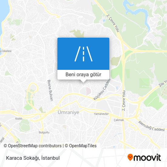 Karaca Sokağı harita