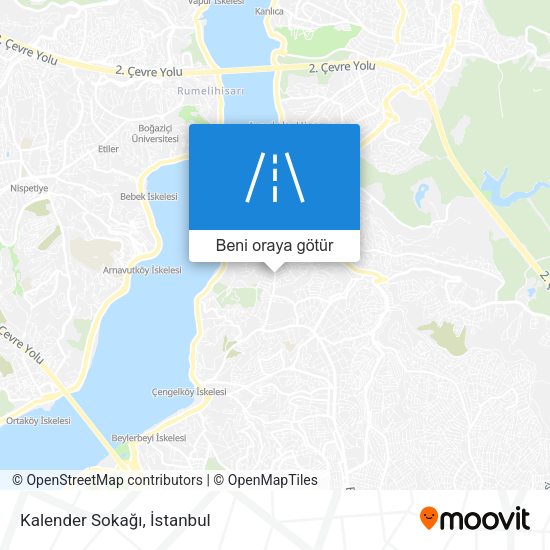 Kalender Sokağı harita