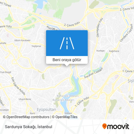 Sardunya Sokağı harita