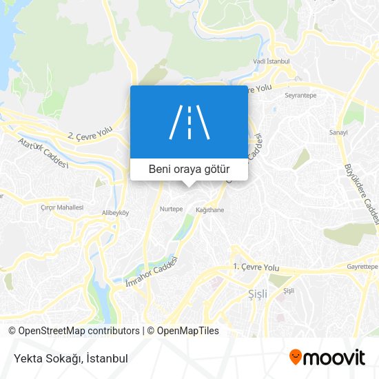 Yekta Sokağı harita
