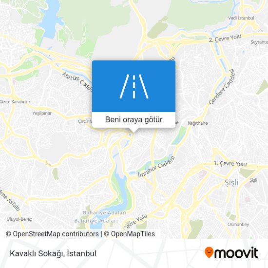 Kavaklı Sokağı harita