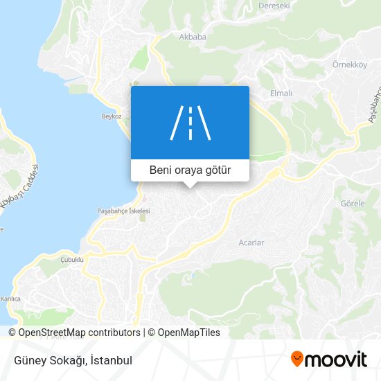 Güney Sokağı harita