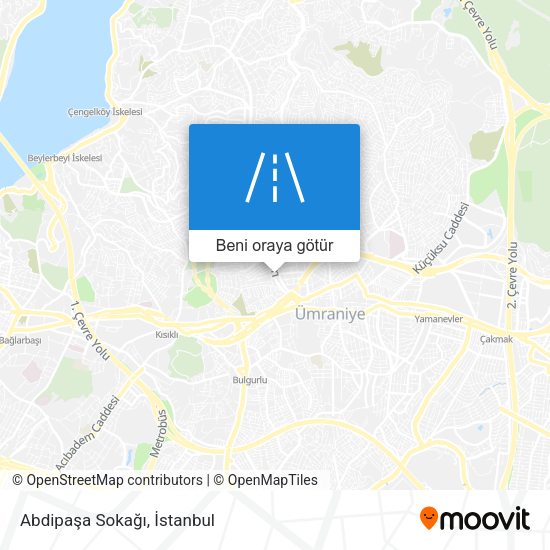 Abdipaşa Sokağı harita