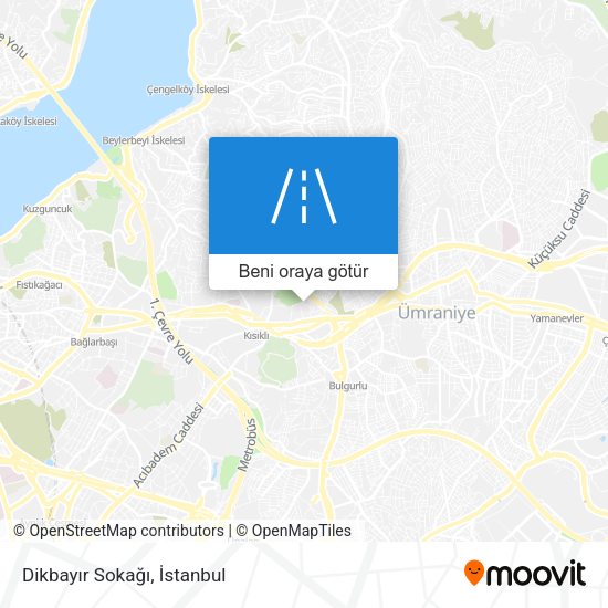 Dikbayır Sokağı harita