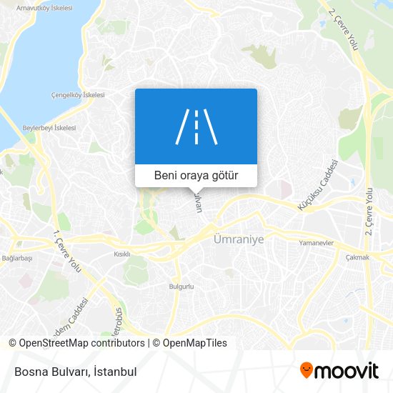 Bosna Bulvarı harita