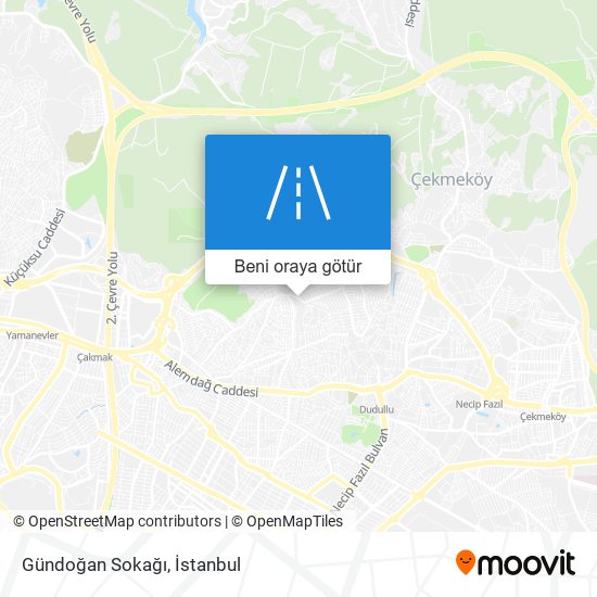 Gündoğan Sokağı harita