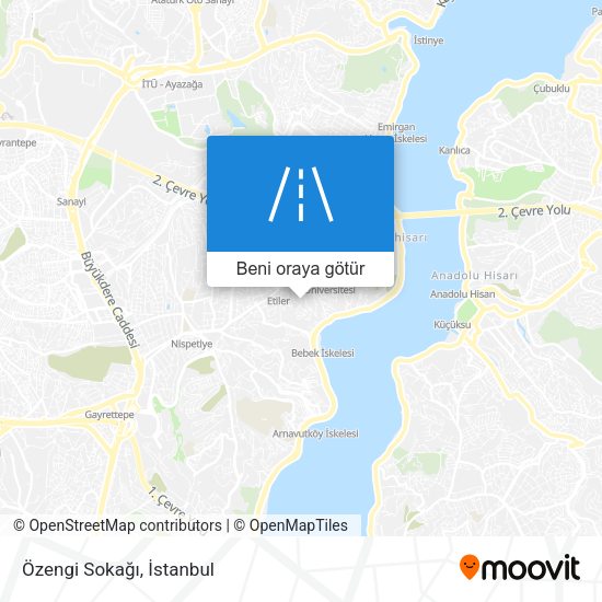 Özengi Sokağı harita