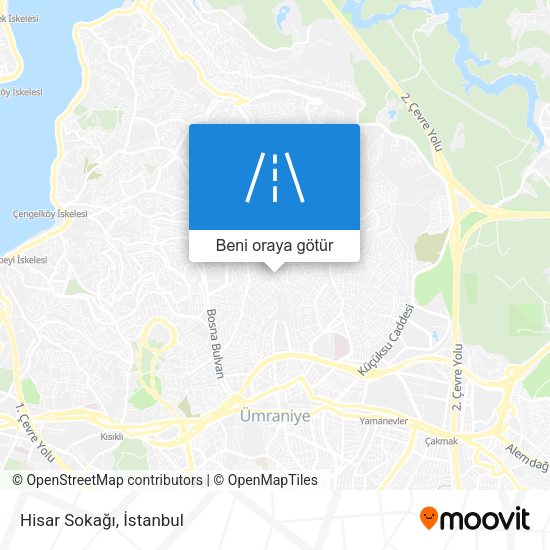 Hisar Sokağı harita