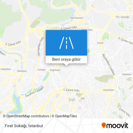 Fırat Sokağı harita