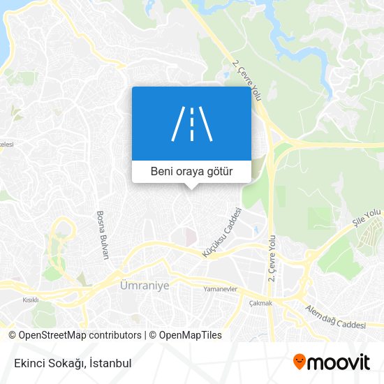 Ekinci Sokağı harita