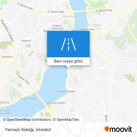 Yamaçlı Sokağı harita