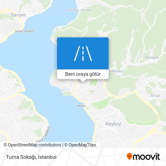 Turna Sokağı harita