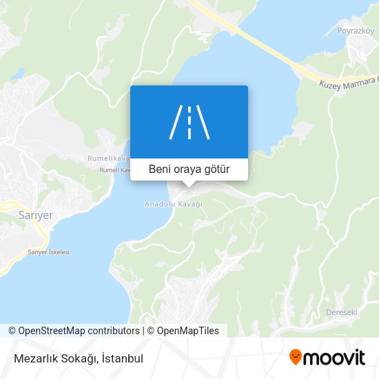 Mezarlık Sokağı harita