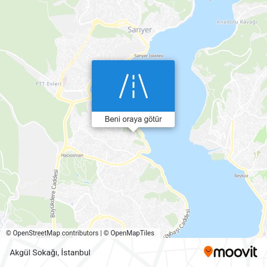 Akgül Sokağı harita