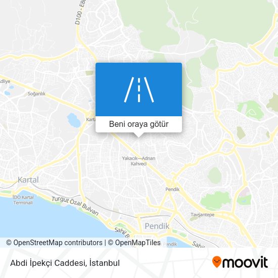 Abdi İpekçi Caddesi harita