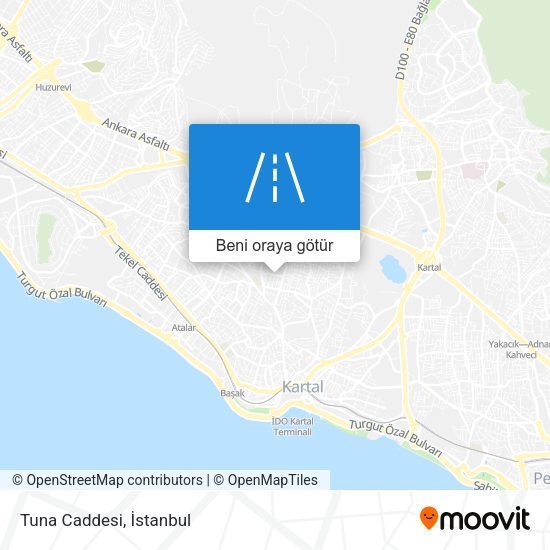 Tuna Caddesi harita