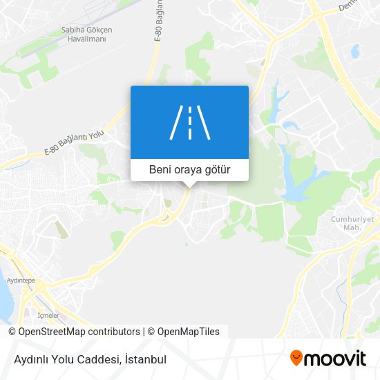 Aydınlı Yolu Caddesi harita
