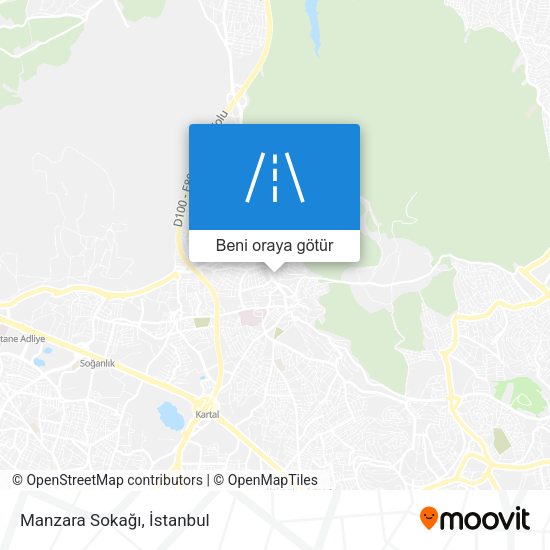 Manzara Sokağı harita