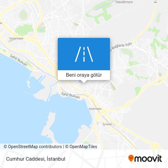 Cumhur Caddesi harita
